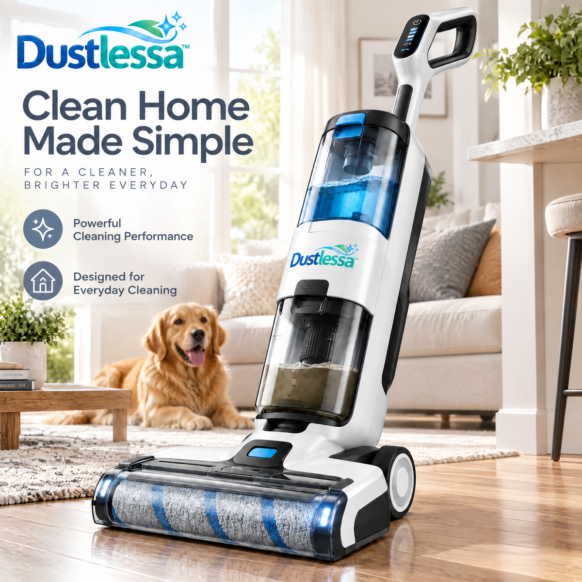 Dustlessa™ Cordless Hard Floor Washer