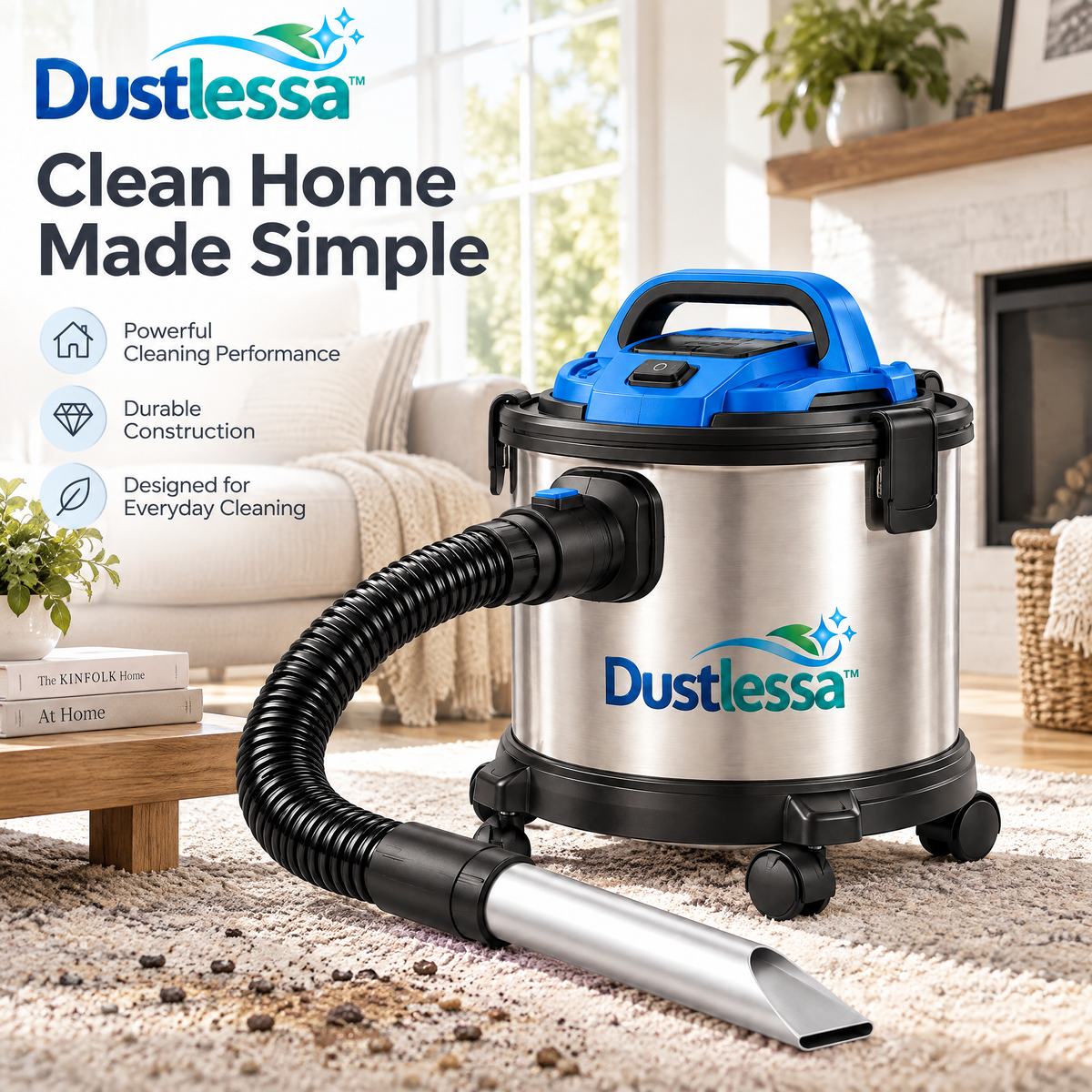 Dustlessa™ Fireplace Ash Vacuum