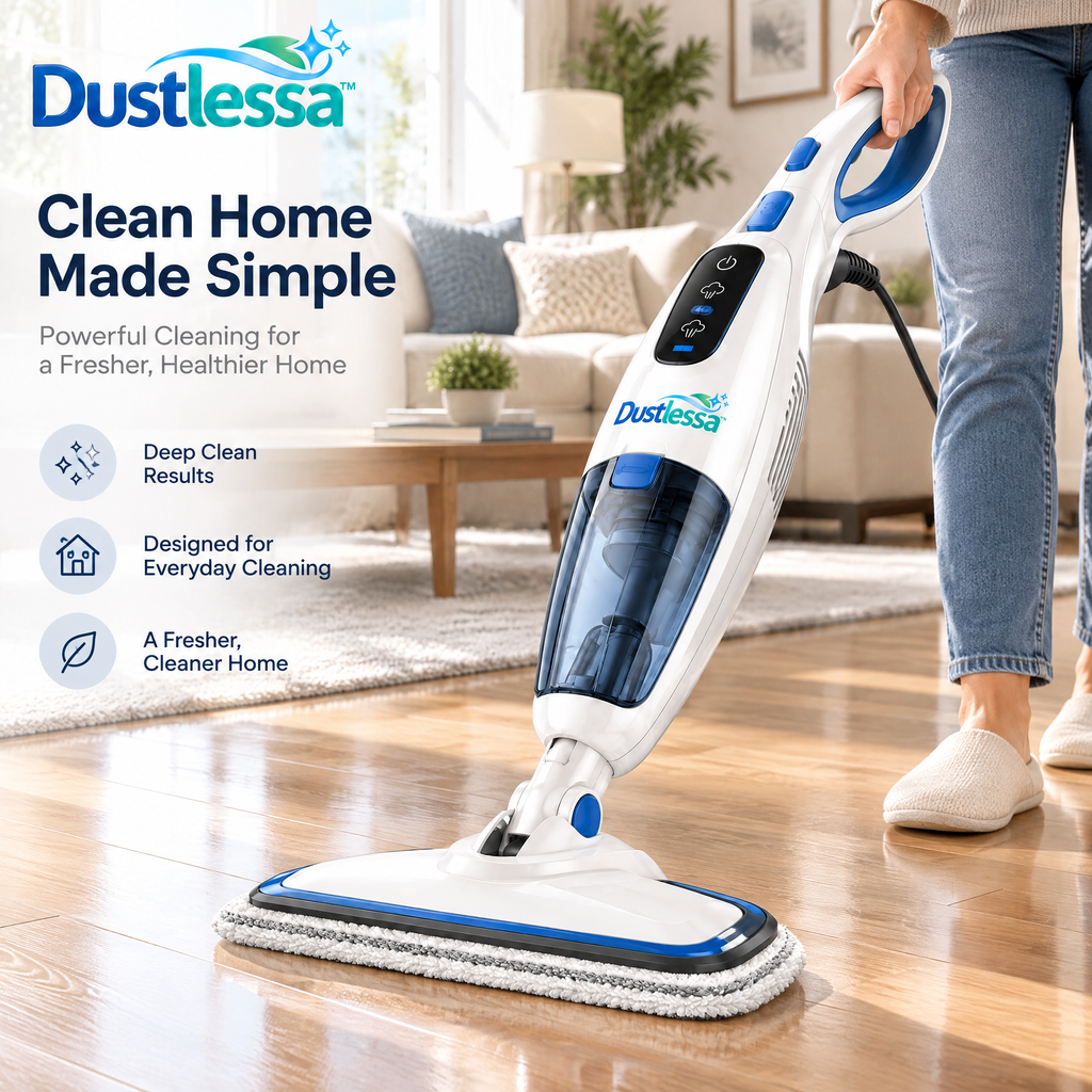 Dustlessa™ High-Pressure Handheld Steam Mop
