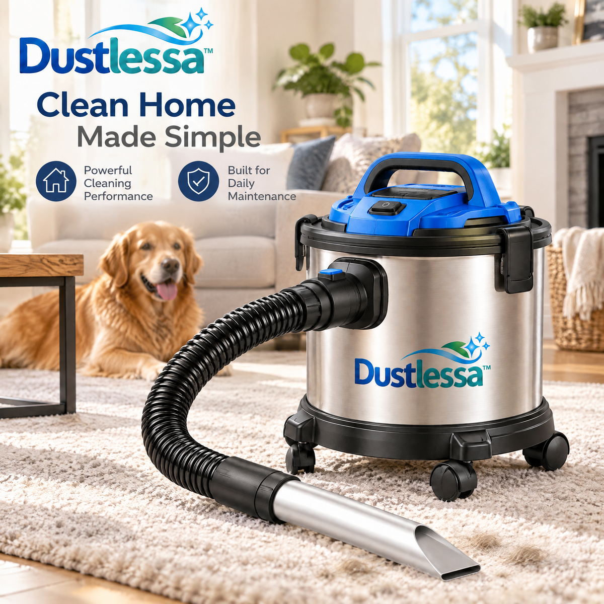 Dustlessa™ Fireplace Ash Vacuum