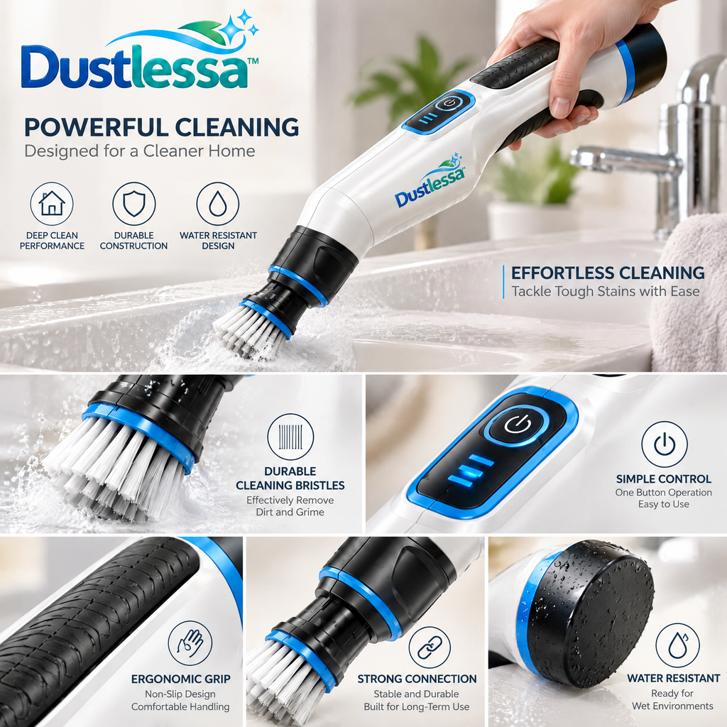 Dustlessa™ Electric Tile Grout Cleaner